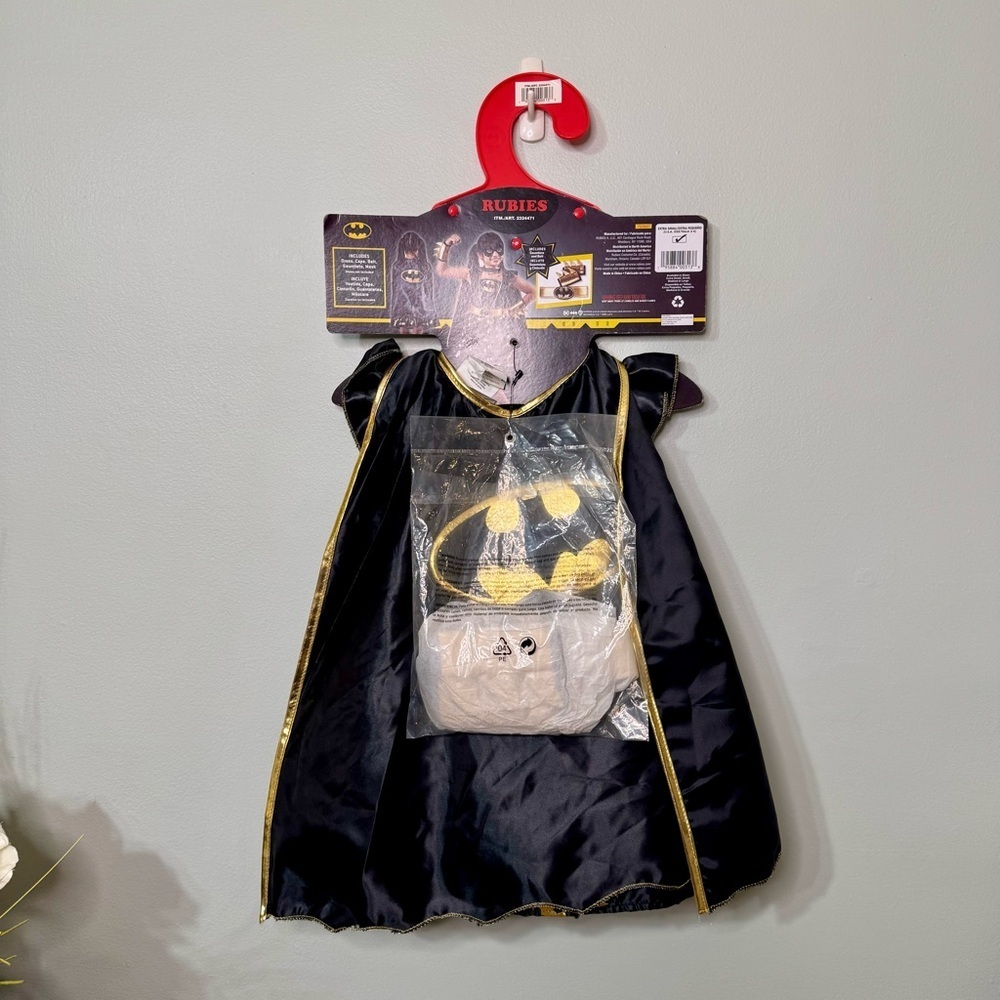 Rubies DC Comics Batgirl Sequin Halloween Costume Size Girls 3T 4T NWT - Picture 7 of 10